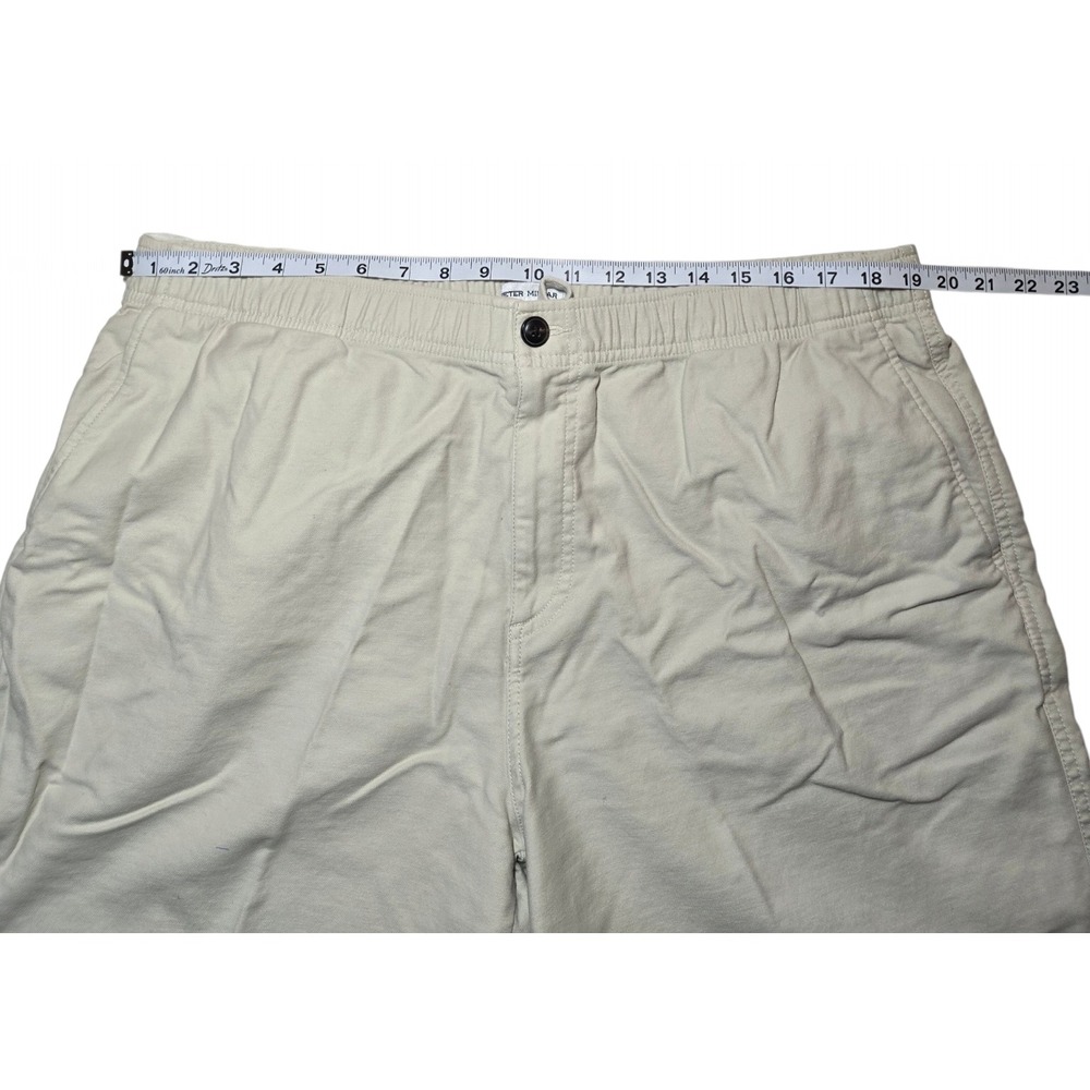 Peter Millar Crown Weekend Shorts Mens XL Beige Elastic Waist 2-Way Stretch - Picture 4 of 7